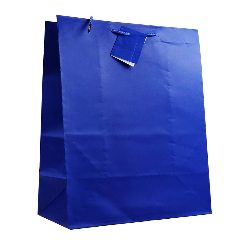 allgala Gift Bags, 12 Pack 13x10x5.5 Inch Large Dark Blue Gift Bags with Handles for Birthday, Wedding, Party Supplies, Baby Shower, Holidays, Chirstmas - Image 1